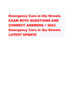 EMT FISDAP READINESS EXAM 1  2023 QUESTIONS AND ANSWERS