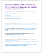 WISCONSIN PESTICIDE APPLICATOR EXAM 2023- 2024 ACTUAL EXAM 200 QUESTIONS AND CORRECT  DETAILED ANSWERS WITH RATIONALES (VERIFIED  ANSWERS) |ALREADY GRADED A+ 