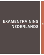 Samenvatting Nederlands Theorie Examen
