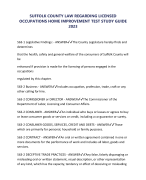 SUFFOLK COUNTY LAW REGARDING LICENSED OCCUPATIONS HOME IMPROVEMENT TEST STUDY GUIDE 2023