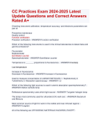 AMRT EXAM 2024-2025 Update  Questions and Correct Answers Rated  A+ | Verified AMRT EXAM 2024 Quiz with Accurate Solutions Allpass Aranking 