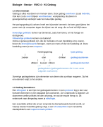 Samenvatting Biologie VWO 4 Nectar H1