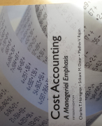 Samenvatting Cost Accounting 2