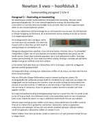 Newton 3 vwo - samenvatting 3.2 t/m 3.4