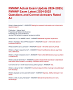 SAFe 4 Practitioner Certification Actual  Exam Update 2024-2025 | SAFe 4  Practitioner Certification Exam Latest 2024- 2025 Questions and Correct Answers Rated  A+ | Verified Safe 4 Practioner Certification Exam Quiz with Accurate Solutions Aranking Allpass 