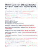 RCFE California State Exam 2024-2025  Questions and Correct Answers Rated  A+ | Verified RCFE California State Actual Exam 2024 Quiz with Accurate Solutions Aranking Allpass 