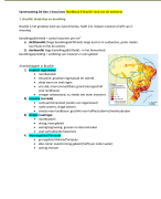 Samenvatting aardrijkskunde Hoofdstuk 8 Brazilie: land van de toekomst  1 havo / vwo / brugklas De Geo