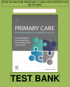 TEST BANK FOR PRIMARY CARE 6TH EDITION BY BUTTARO Chapter01:InterprofessionalCollaborativePractice:WhereWe AreToday Buttaro:PrimaryCare:ACollaborativePractice,6thEdition
