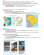 Aardrijkskunde Gebieden: Brazilië