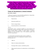 Test Bank Maternal Child Nursing Care, 6th Edition, Shannon Perry, Marilyn Hockenberry, Deitra Lowdermilk, David Wilson, Kathryn Alden, Mary Catherine Cashion Latest Updated Examination Study Guide 2023/2024, Questions and 100% Correct and Well Detailed A