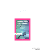 Samenvatting arbeidsrecht, D-cluster, hoofdstuk 3, 4, 5, 7, 12