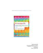 Samenvatting Personeelsmanagement - Facilty Management 