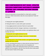 ATI RN COMPREHENSIVE TEST BANK  PREDICTOR 2019 FORM B & C LATEST  QUESTIONS & ANSWERS 2024 VERIFIED /  GRADED A+