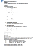 Getal en Ruimte wiskunde - samenvatting hoofdstuk 11, kansverdelingen (VWO)