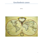 Geschiedenis canon
