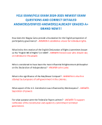 FCLE EXAM/FCLE EXAM 2024-2025 NEWEST EXAM QUESTIONS AND CORRECT DETAILED ANSWERS(VERIFIED ANSWERS)|ALREADY GRADED A+ BRAND NEW!!!