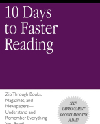 Samenvatting (NLs) van het boek '10 Days to Faster Reading' van Princeton en Abby Marks Beale - door