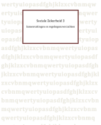 Sociale Zekerheid 3 smvt