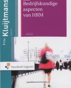 Samenvatting Bedrijfskundige aspecten van HRM