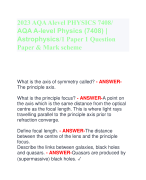 2023 AQA Alevel PHYSICS 7408/ AQA A-level Physics (7408) |  Astrophysics/1 Paper 1 Question  Paper & Mark scheme