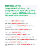2023/2024 ATI PN  COMPREHENSIVE// ATI PN  Comprehensive EXIT EXAM NGN  (Latest Update 2023) Questions &  Answers/ Guaranteed A+