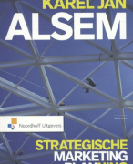 Samenvatting strategische marketingplanning - Auteur: K.J. Alsem