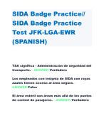 SIDA Badge Practice// SIDA Badge Practice  Test JFK-LGA-EWR  (SPANISH)