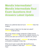 Mendix Intermediate// Mendix Intermediate Real  Exam Questions And  Answers Latest Update