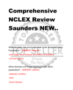 Comprehensive  NCLEX Review  Saunders NEW..