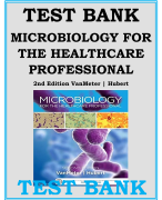 TEST BANK MICROBIOLOGY FOR  THE HEALTHCARE  PROFESSIONAL 2nd Edition VanMeter | Hubert Chapters 1 - 25