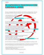 RN COMPREHENSIVE PREDICTOR 2019 FORM C.2023/2024.A+ GRADED.
