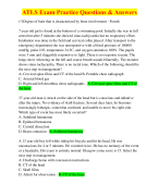 ATLS Exam Practice Questions & Answers 2024 GUARANTEED A+ SCORE