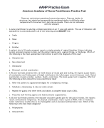 AANP Practice Exam American Academy of Nurse Practitioners Practice Test 2024/2025