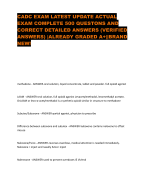 CADC EXAM LATEST UPDATE ACTUAL EXAM COMPLETE 500 QUESTONS AND CORRECT DETAILED ANSWERS (VERIFIED ANSWERS) |ALREADY GRADED A+||BRAND NEW!