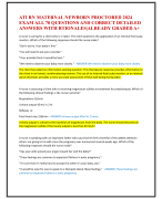 ATI RN MATERNAL NEWBORN PROCTORED 2024 EXAM ALL 70 QUESTIONS AND CORRECT DETAILED  ANSWERS WITH RTIONALES|ALREADY GRADED A+ A nurse is caring for a client who is in labor. The client questions the application of an internal fetal scalp  monitor. Which of the following responses should the nurse make?