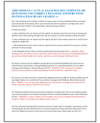 AHIP MODULE 1 ACTUAL EXAM 2024-2025 COMPLETE 100  QUESTIONS AND CORRECT DETAILED ANSWERS WITH  RATIONALES|ALREADY GRADED A+ 