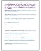 ABIM IM BOARDS ITE EXAM LATEST VERSION 2023- 2024 ACTUAL EXAM 180 QUESTIONS AND CORRECT  DETAILED ANSWERS WITH RATIONALES|ALREADY  GRADED A+