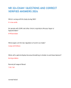 NR 444 EXAM 1 QUESTIONS AND ANSWERS LATEST  2024-2024