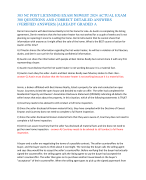 303 NC POST LICENSING EXAM NEWEST 2024 ACTUAL EXAM  300 QUESTIONS AND CORRECT DETAILED ANSWERS  (VER