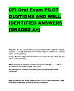 CFI Oral Exam PILOT  QUSTIONS AND WELL  IDENTIFIED ANSWERS  
