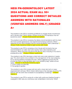 HESI EXIT EXAM REVIEW (NIGHTINGALE COLLEGE) LATEST 2024 ACTUAL EAXM COMPLETE 100+ QUESTIONS AND CORRECT DETAILED ANSWERS WITH RATIONALES (VERIFIED ANSWERS GRADED A+)