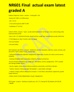 NURS 6665 LATEST UPDATED ACTUAL EXAM GRADED A 2024