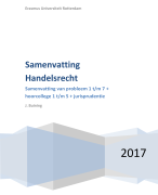 Samenvatting handelsrecht