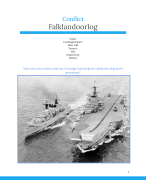 Verslag over het conflict: 'Falklandoorlog'