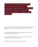 NSG 522 MIDTERM EXAM NEWEST ACTUAL EXAM COMPLETE 150 QUESTIONS AND CORRECT DETAILED ANSWERS (VERIFIED ANSWERS) |ALREADY GRADED A+||BRAND NEW VERSION!