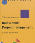 Samenvatting Basiskennis Projectmanagement