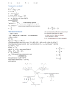 Formuleblad bioprocestechnologie: eindcijfer tentamen 7,6