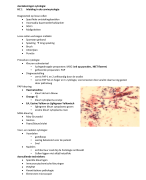 Aantekeningen Cytologie HLO, jaar 2