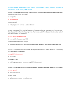 ATI MATERNAL-NEWBORN PROCTORED REAL EXAM QUESTIONS AND ACCURATE  ANSWERS 2024-2025//GRADED A+