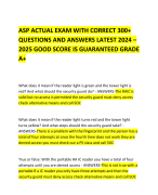BUNDLE FOR ASP EXAMS QUESTIONS WITH WELL ANSWERED ANSWERS WITH GOOD GRADE GUARANTEED LATEST 2024 – 2025 ALREADY GRADED A+ 